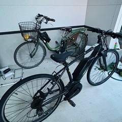 2台セット！電動のクロスバイク！＆電動アシスト自転車の画像
