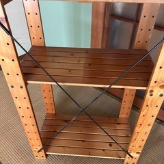 木製ラックの画像