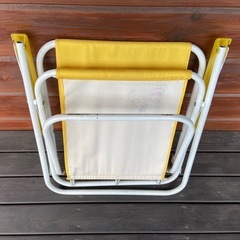 【お取引先決定】椅子　くまのプーさん折りたたみチェアの画像