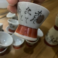 昭和レトロ　九谷焼の酒徳利　母里太兵衛　とっくりの画像