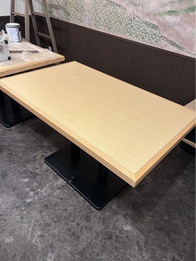 　木目調　和モダン　テーブル　