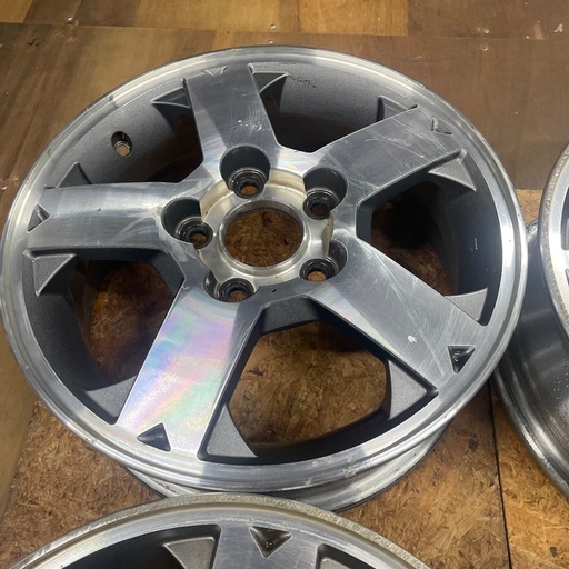 パジェロミニ　純正ホイール　15インチ　5.5J インセット46 5穴