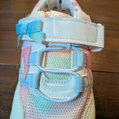 美品18センチ靴 女の子 ピンク 取りに来られる方のみの画像