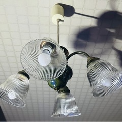 【引取限定】日立 昭和レトロ 天井証明の画像