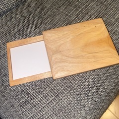 【天然木使用】シンプルでおしゃれな木製名刺入れの画像