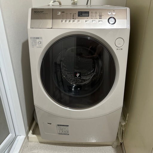 SHARPドラム式洗濯乾燥機