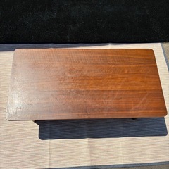 MUJI 無印良品 木製ローテーブル・ウォールナット  テーブル　無印　の画像