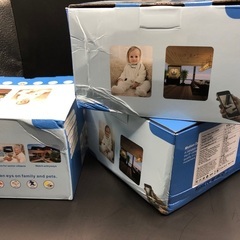 【134】新品3台 屋内/屋外 3MP HD USB給電 ワイヤレスセキュリティWiFiカメラの画像