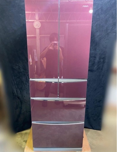 【成約済み】AQUAノンフロン冷凍冷蔵庫400L 2015年製AQR-FG40C(R)