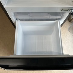 ※取引中三菱　2ドア冷蔵庫　黒　2018年製　の画像
