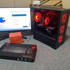 🦖モンハン対応ゲーミングPC　💻⌨🖱デバイスセット Windows11正式対応　ライセンス認証ありの画像