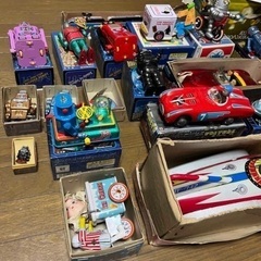【箱付き美品】【レトロ品】ブリキ　玩具　23個まとめ売りの画像