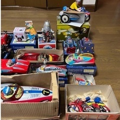【箱付き美品】【レトロ品】ブリキ　玩具　23個まとめ売りの画像