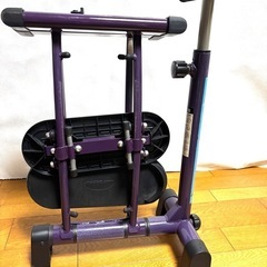 折りたたみ式フィットネスマシンパープルの画像