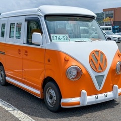 ⭐︎早い者勝ち⭐︎ワーゲンバス仕様⭐︎エブリーのマツダ版スクラム⭐︎45,000km⭐︎の画像