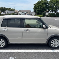 禁煙車 チェック柄シート H33 ラパン 上級グレードX ナビ ドラレコ シートヒーター 車検ありの画像