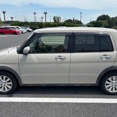 禁煙車 チェック柄シート H33 ラパン 上級グレードX ナビ ドラレコ シートヒーター 車検ありの画像