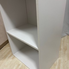 カラーボックス　2段　ホワイト　の画像