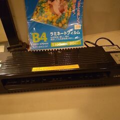 ラミネートする機械ですの画像
