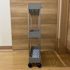 隙間収納　キャスター付きワゴンの画像