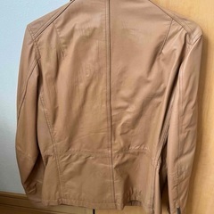 【極美品】本革　MICHEL KLEIN Mサイズ　革ジャン　茶色　の画像
