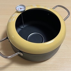 揚げ物鍋　温度計付きの画像