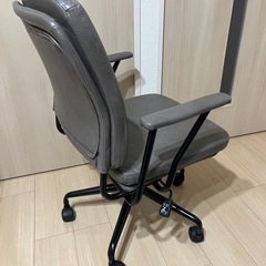 ニトリ ワークチェア Nシールド スモークDH（GY）の画像