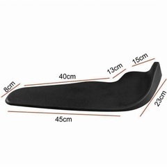 【新品】汎用 カナード フロント リップスポイラー 左右セット エアロの画像