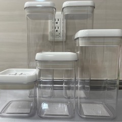 【5点セット】保存容器、キャニスターの画像