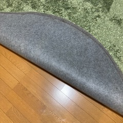 丸ラグマット　モスグリーンの画像
