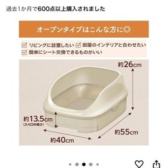 にゃんとも清潔トイレ　オープンタイプ　2個セットの画像