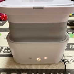 折り畳み小型洗濯機【ベビー服やマスクの洗い分けや予洗いに】  ECZSWM01の画像