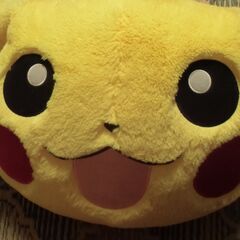 ポケモン ピカチュウ クッション タグ付き お譲りします。＊石川県＊美川より＊期間限定の画像