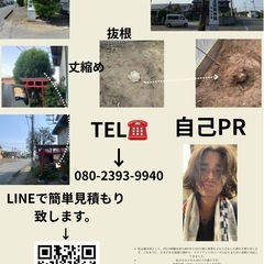 本庄市の植木屋です。バイト募集してます。歳も性別も問いません、剪定や植物に興味ある方是非お気軽にご連絡下さい。の画像