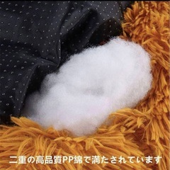 新品 ペットベッド 猫 犬 クッション ふわふわ 洗える もふもふ 小型犬の画像