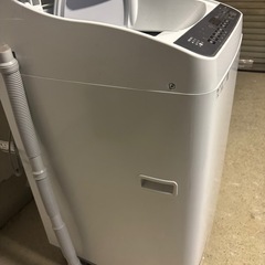 シャープ洗濯機ES-TX5DJ-W2020年製の画像
