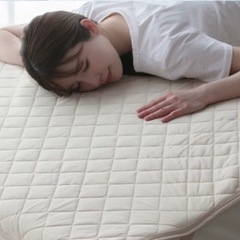 セミダブル　冷感敷きパッド（ベージュ）の画像