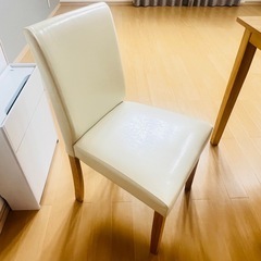 【ご成約済】伸縮ダイニングテーブルセット 椅子2つの画像