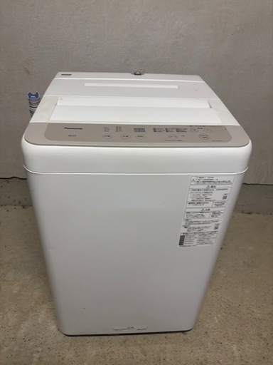 Panasonic6キロ洗濯機2020年製