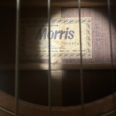 Morris ギターモデルW18 1974 モーリスの画像