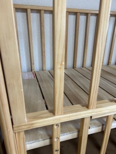 【受け渡し先決定】カトージ　ベビーベッド　(内寸)120×70cm 