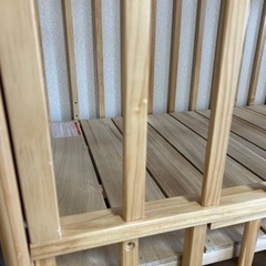 【受け渡し先決定】カトージ　ベビーベッド　(内寸)120×70cm の画像