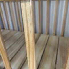 【受け渡し先決定】カトージ　ベビーベッド　(内寸)120×70cm の画像