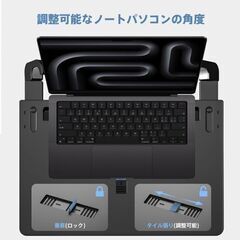 未使用 車載 多機能ハンドルテーブル ステアリング 調整可能 耐久性 耐水性 ほぼ全車種対応の画像