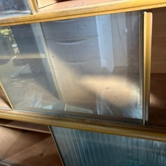 G0724 食器棚　水屋　昭和レトロ　高さ180 幅120　の画像