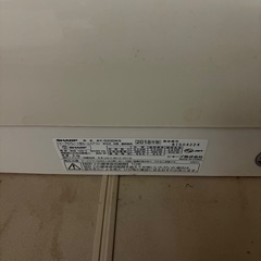 【取引決定7/27
】GY0724 SHARP エアコン　室内機、室外機、リモコンのセットの画像