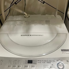 [受け渡し予定者決定] SHARP洗濯機6.0㎏　2018年製の画像