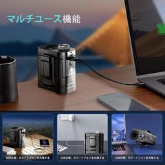 腰掛け扇風機⭐️ベルトファン 12000mAh 大容量 首掛け 手持ち 腰掛けの画像