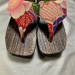 新品　厳選　高級桐下駄　下駄レディス　単品　鼻緒広幅で楽の画像