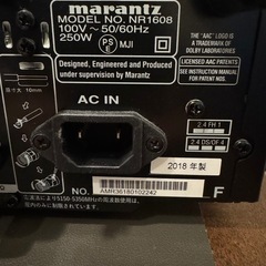 marantz ブラック アンプ　NR1608の画像